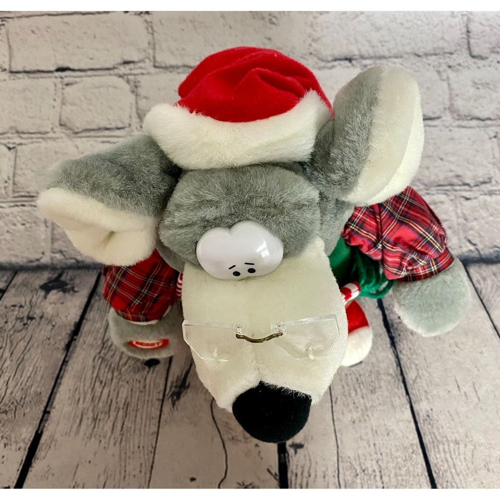 Thomas Pacconi Classic Mr &‎ Mrs Mouse Christmas Animated Plush Jingle Bells - Picture 4 of 16
